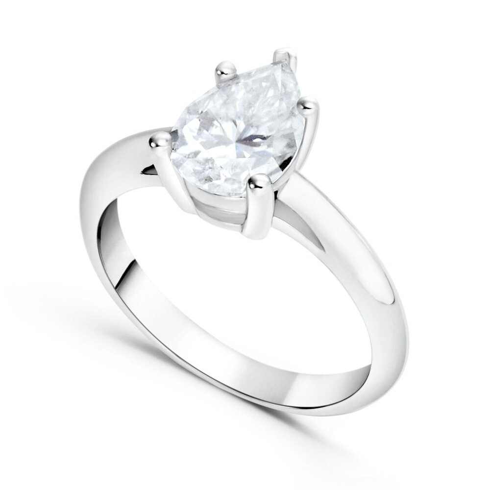 Francis Claire Lyra Moissanite Ring - 1.70 Carat DEF - Size 6
